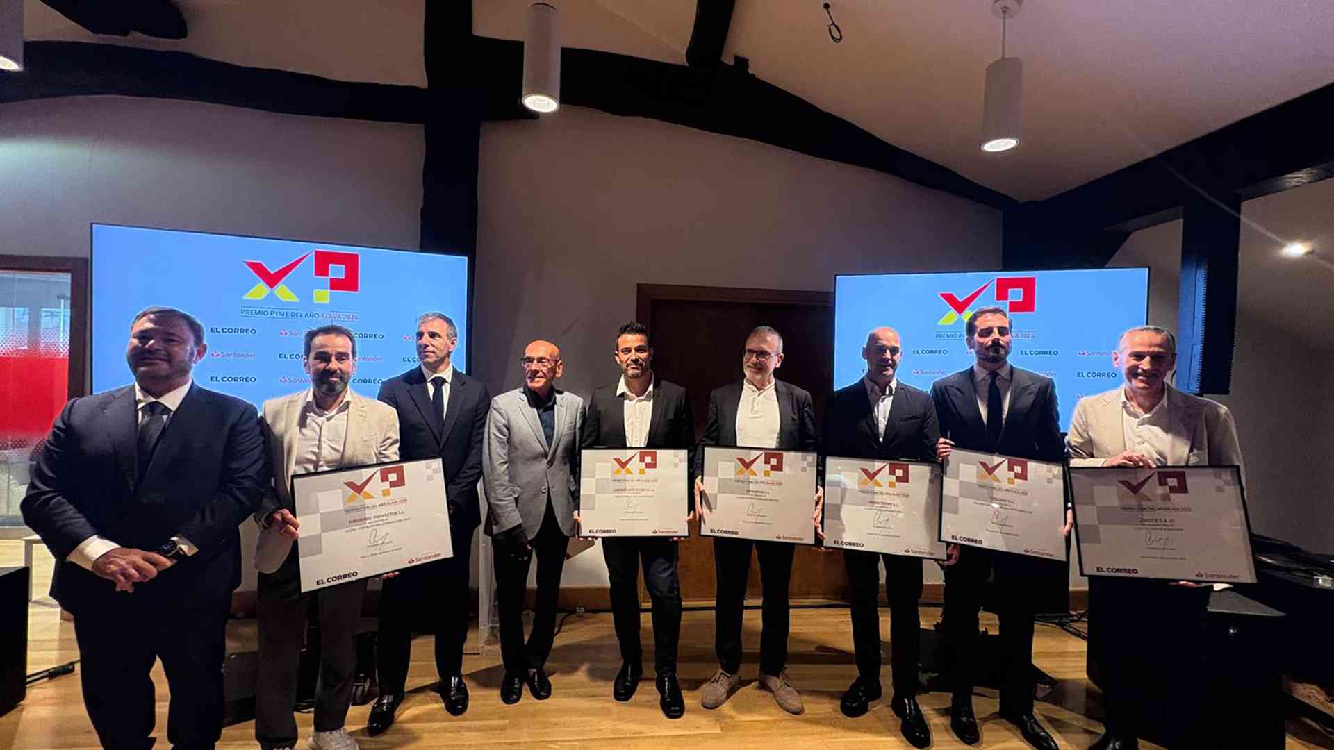 We won the Internationalization Runner-up Award in Álava at the PYME of the Year Awards!